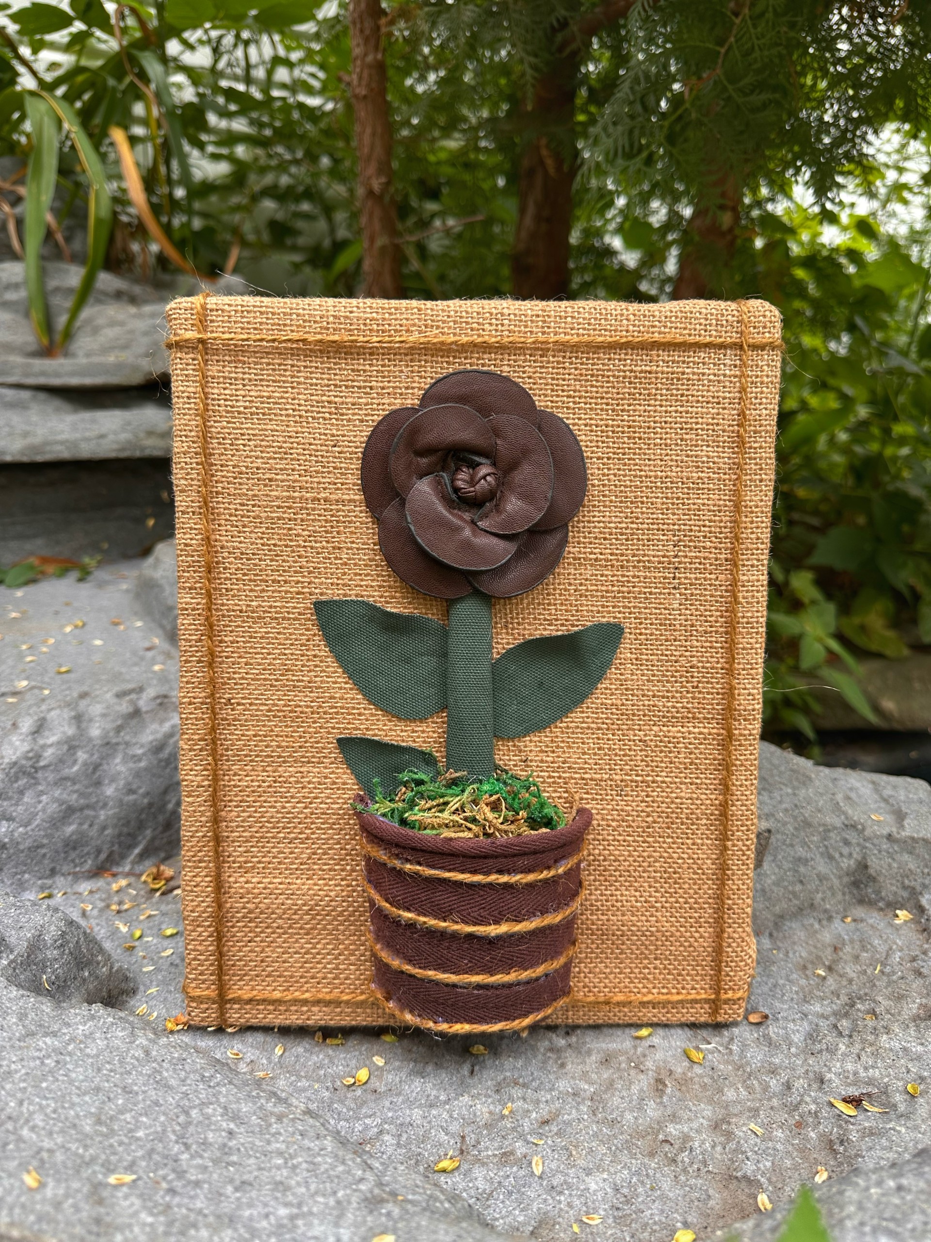 Rustic Burlap Wall Art